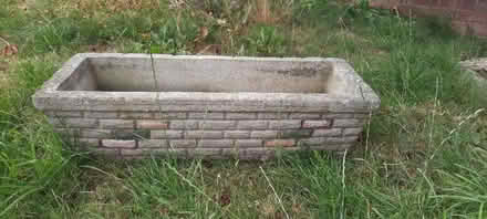 Photo of free 2 x long concrete planters (Hereford, Belmont) #1
