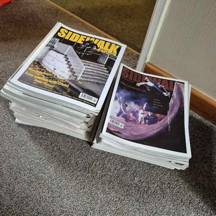 Photo of free Sidewalk skateboarding mags (ME15 Wheatsheaf Close) #1