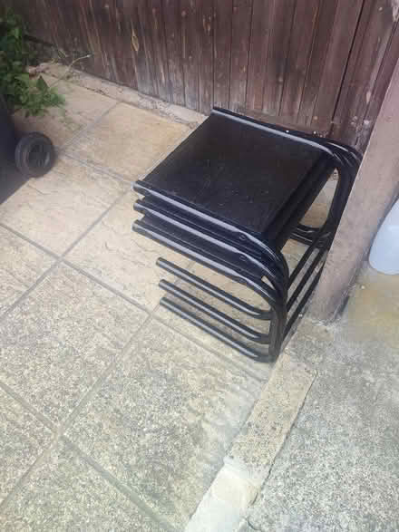 Photo of free Small black bedside desks / tables (Highfield HP2) #2