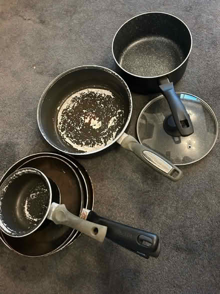 Photo of free saucepans frying pan (Coxheath ME17) #2