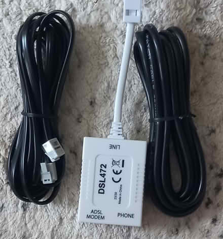 Photo of free Broadband adaptor & cables (Woking, Surrey.) #1