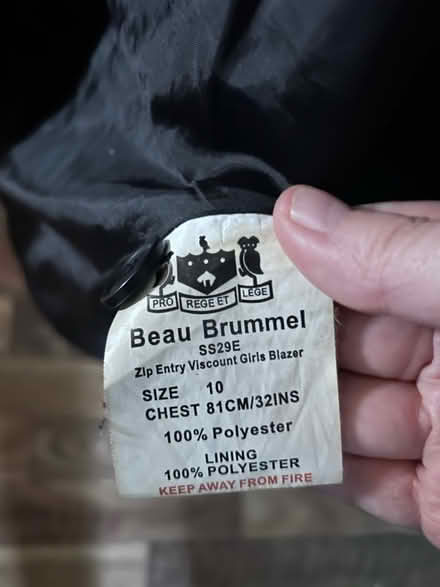 Photo of free Female size 10 Ross High School blazer (Musselburgh EH21) #2