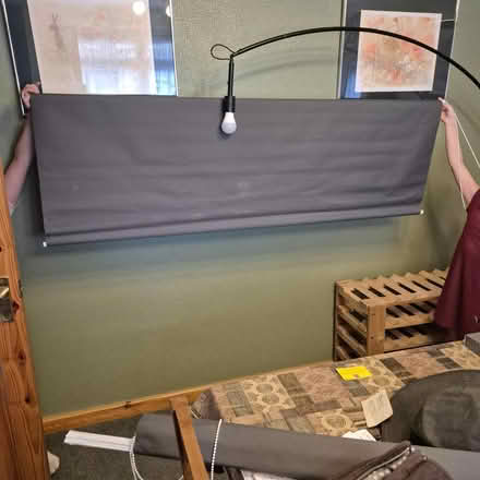Photo of free 2x grey blinds (ME15 Wheatsheaf Close) #1
