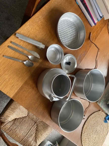 Photo of free Vintage camping pan and kettle set (Sunningwell OX13) #1