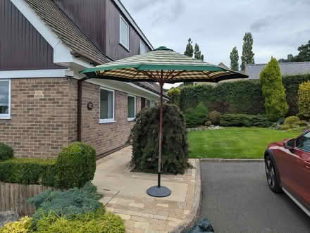 Photo of free Patio Umbrella/Parasol with stand (Smalley DE7) #2