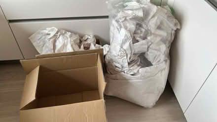Photo of free Packing paper and 2 boxes (Chiswell Green) #1