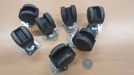 Photo of free 7 4cm / 1.5" castor swivel wheels (SW8 Oval Vauxhall) #1