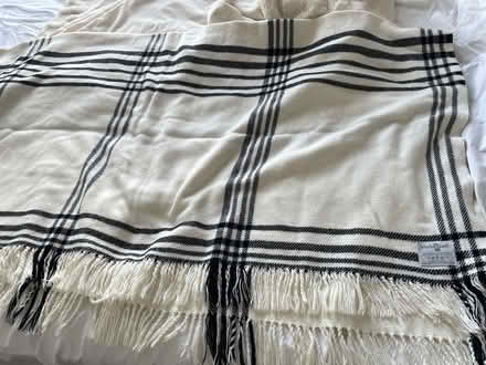 Photo of free Light weight black and cream throw (Seven Dials BN1) #1