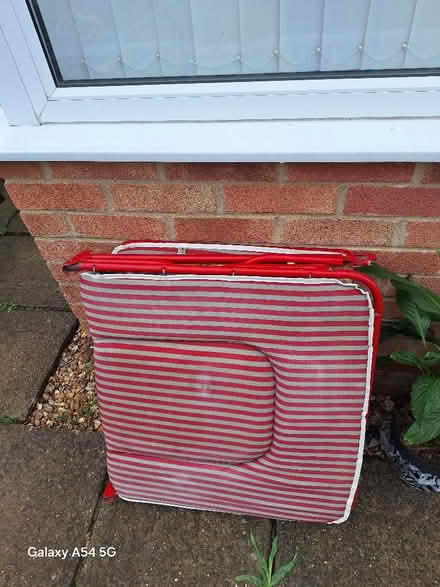 Photo of free Folding up Camping bed/sun lounger (Prestbury GL52) #2