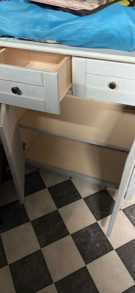 Photo of free Grey cupboard solid wood (Patcham) #2