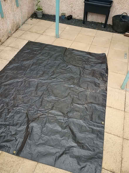 Photo of free Grey Tarpaulin / Groundsheet 2M X 2.5M (Bridge of Allan FK9) #1
