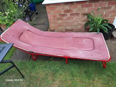Photo of free Folding up Camping bed/sun lounger (Prestbury GL52) #1