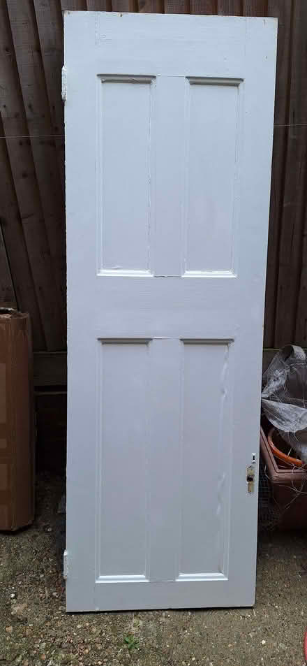 Photo of free Wood (pine) cupboard doors (South Croydon CR2) #1