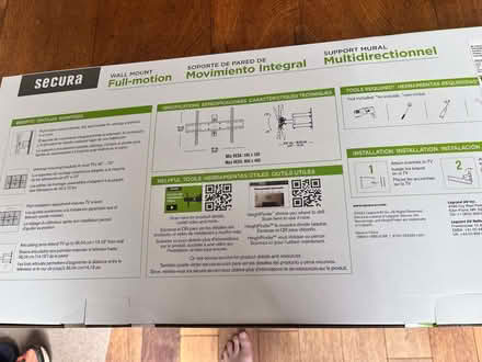 Photo of free Wall mounting TV Bracket (Tarleton PR4) #3