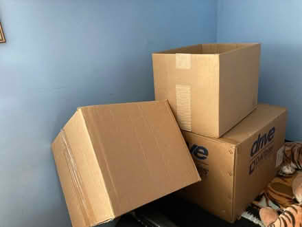 Photo of free Large sturdy cardboard boxes (St James, South Elmham IP19) #1