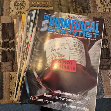 Photo of free 14 x Biomedical Scientist mags (ME15 Wheatsheaf Close) #1