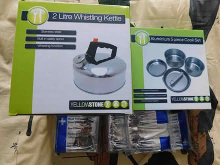 Photo of free Camping kettle + 5pce Alu cook set + 4 foil blankets (Grays RM17) #1