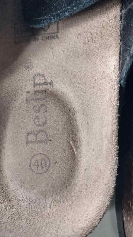 Photo of free Black suede sandal (Calow S44) #4