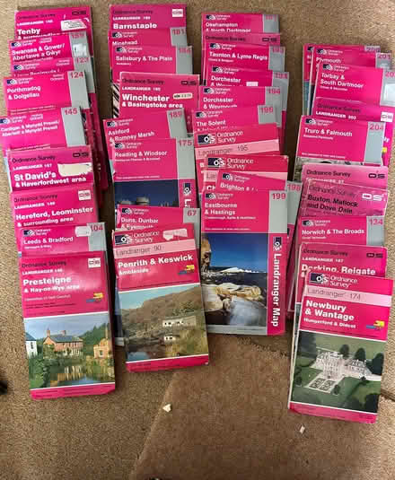 Photo of free Ordnance Survey Landranger maps (GU14) #1