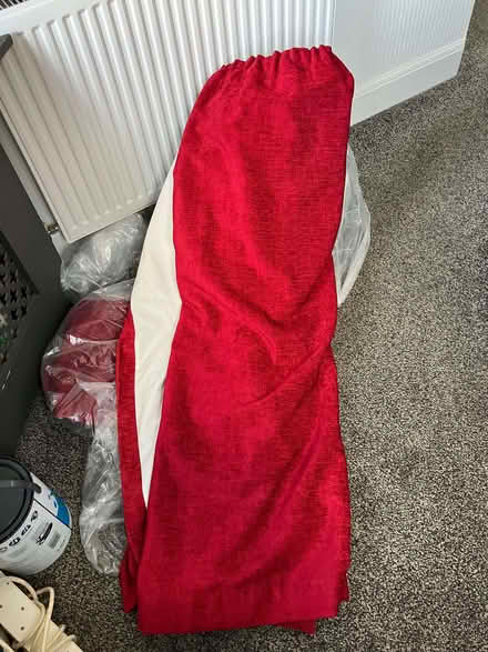 Photo of free Pair of red curtains (Hollington TN38) #1