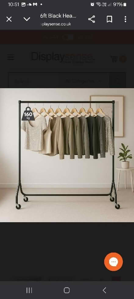 Photo of Clothes rail (Kendal LA9) #1