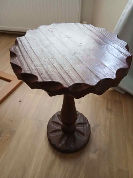 Photo of free Small pedestal table for upcycling (Copthorne SY3) #1