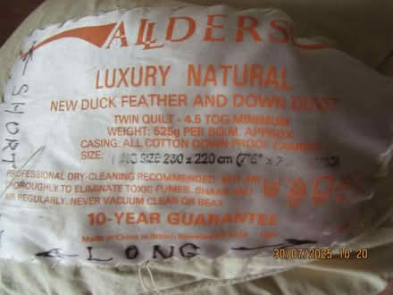 Photo of free Duvet (Purley CR8) #1