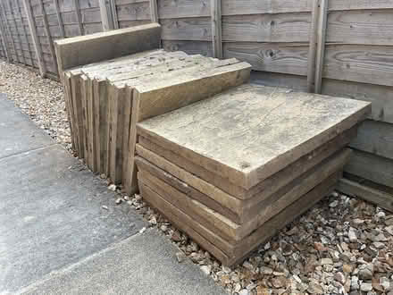Photo of free 24 Paving Slabs (Kenn Road BS21) #1