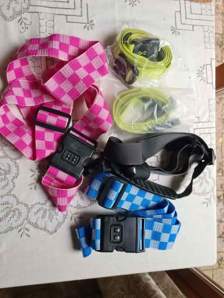Photo of free Luggage straps - various some with 2-digit locking (Oaklands nr Welwyn AL6) #1