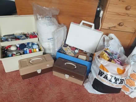 Photo of free bundle of sewing supplies (Garston, WD25) #1