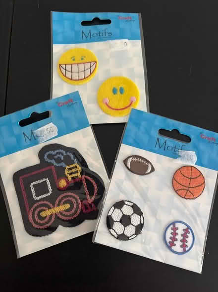 Photo of free sewing patches (NN3 Meadowfields) #1