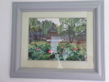 Photo of free Water lily embroidered picture (South Chailey Lewes) #1