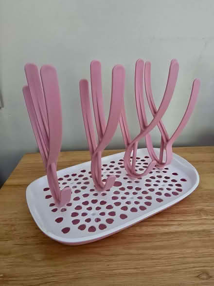 Photo of free Baby bottle drying rack pink (Bowbridge GL5) #1