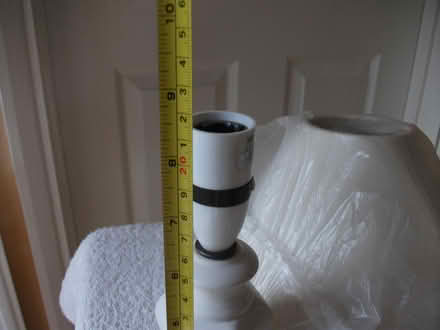 Photo of free 2 x white porcelain bedside lamps (ME16 - Allington) #2