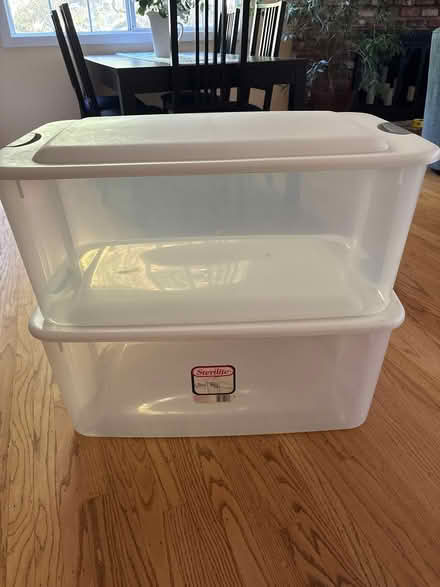Photo of free 2 Stackable Bins (Highland Ave, RWC) #1