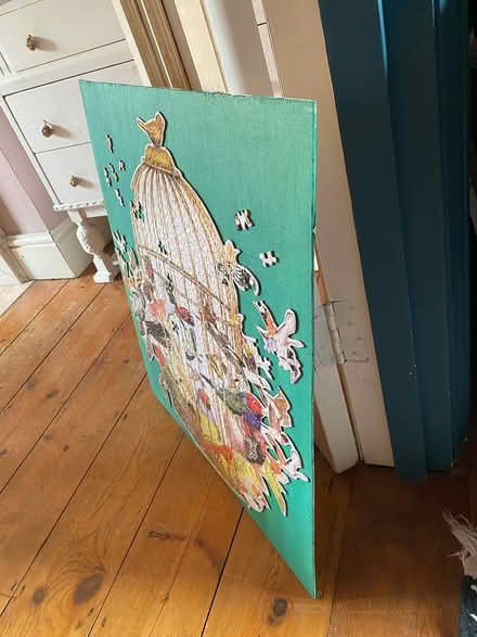 Photo of free puzzle glued on wood (Iffley OX4) #2