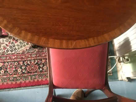 Photo of free Dining table and 4 or 6 chairs 176cm x 88.5cm dismantle able (Cradley WR13) #2