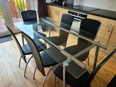 Photo of free Dining Table and 6 chairs (Ballintoy, NI, BT54 6LZ) #1