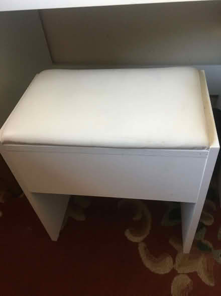 Photo of free White dressing table & Mirror and stool (Cradley WR13) #4