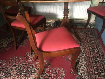 Photo of free Dining table and 4 or 6 chairs 176cm x 88.5cm dismantle able (Cradley WR13) #3