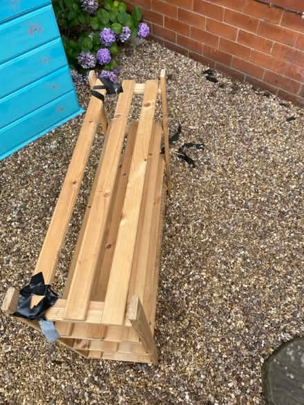 Photo of free Wooden shoe rack (Didsbury M20) #3