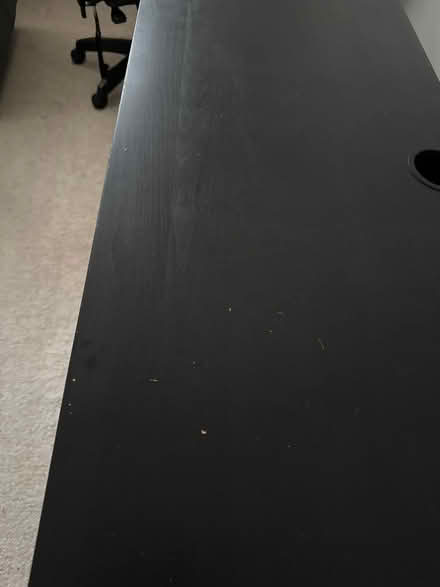 Photo of free Black wooden desk (Cr36nh) #3