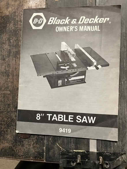 Photo of free old black & decker table saw (holmes (patterson/pawling)) #4