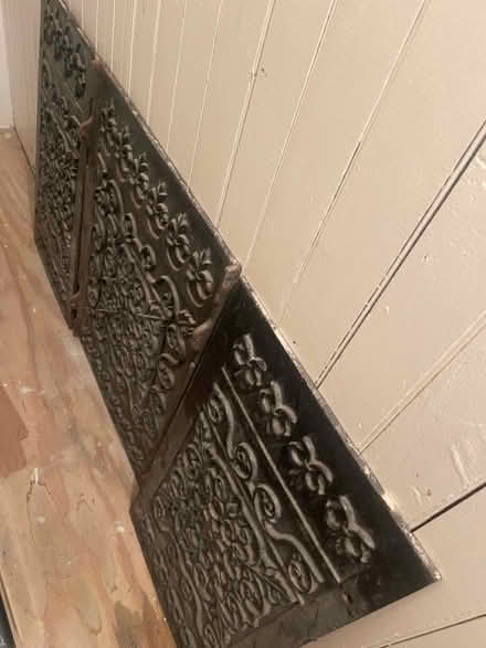 Photo of free 19th Century Iron Fireplace backing (Dupont/Logan) #1