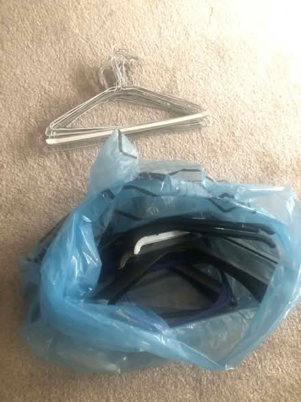 Photo of free Clothes hangers (metal & plastic) (Lytham FY8) #1