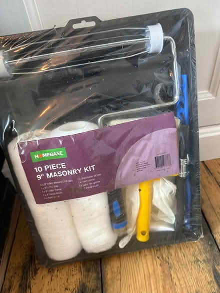 Photo of free Masonry Painting kit - unused (Gordon Road, Claygate) #1