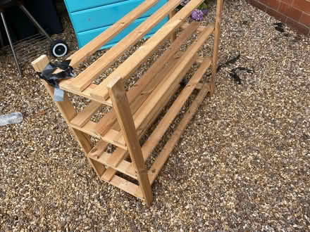 Photo of free Wooden shoe rack (Didsbury M20) #2