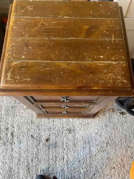 Photo of free Solid Wooden Cabinet (Great upcycle project) (Brize Norton OX18) #1