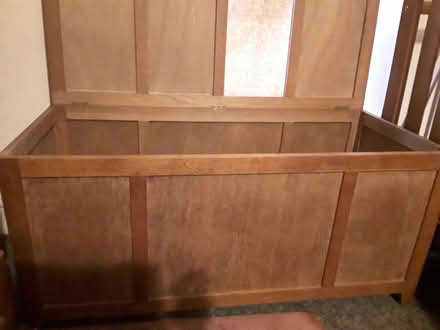 Photo of free Wooden storage blanket box (Burneside LA8) #1