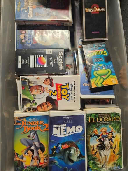 Photo of free VHS Tapes (Greendale, Worcester) #1
